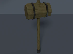 collection of fantasy melee and shield 3D Model