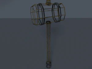 collection of fantasy melee and shield 3D Model