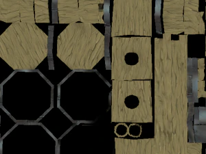 collection of fantasy melee and shield 3D Model