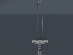 collection of fantasy melee and shield 3D Model