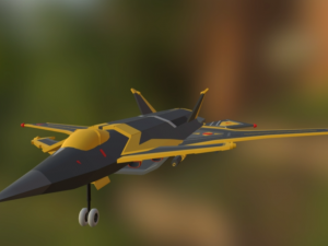 ks-08 fighter free 3D Модель