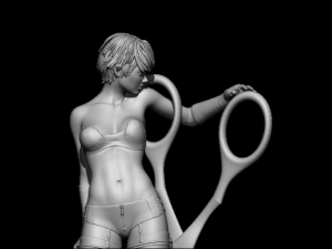statuette caprice 3D मॉडल