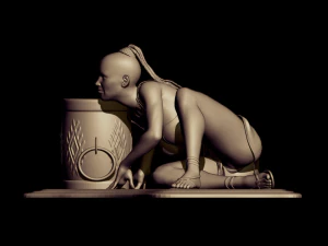 danza selvaggia Modello di stampa 3D