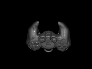 gamepad monster keychain Modello di stampa 3D