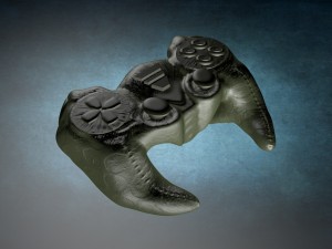 gamepad monster keychain Modello di stampa 3D