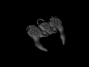 gamepad monster keychain Modello di stampa 3D