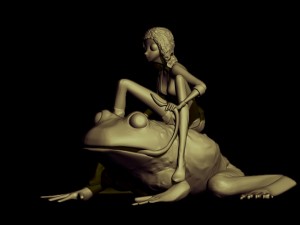 frog 3D प्रिंट मॉडल