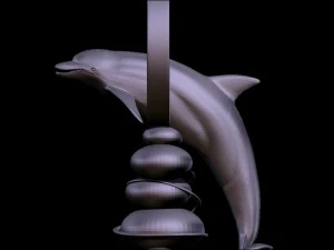 dolphin 3D Print Model