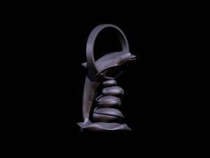 dolphin Model Cetak 3D