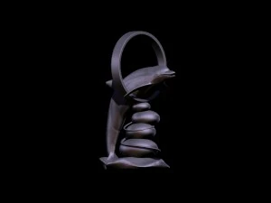 dolphin 3D Print Model