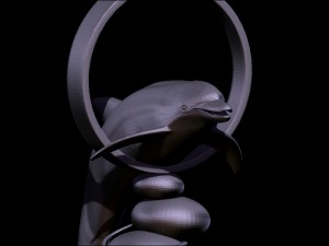 dolphin Model Cetak 3D