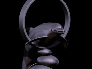 dolphin 3D Print Model