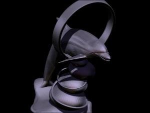 dolphin 3D Print Model