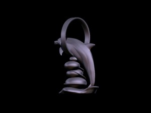 dolphin Model Cetak 3D