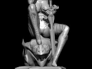dragon head 3Dプリントモデル