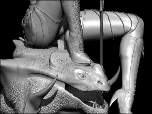 dragon head 3Dプリントモデル