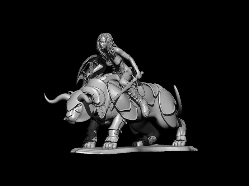 big cat 3D Print Model .c4d .max .obj .3ds .fbx .stl .blend 