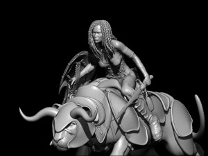 big cat Model do druku 3D