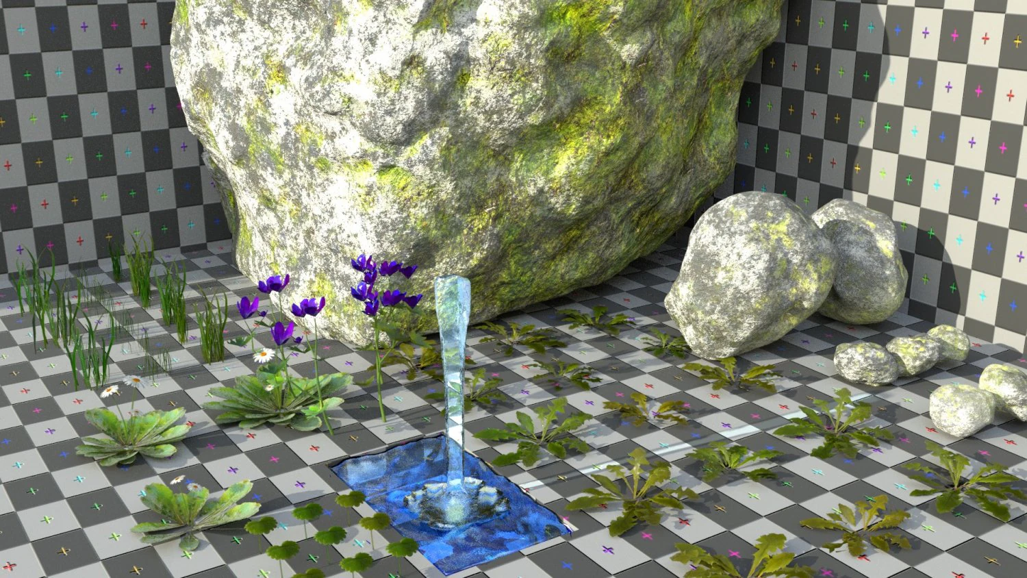 nature asset pack by mmero blender 3D Model .c4d .max .obj .3ds .fbx .stl .blend 