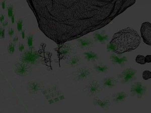 nature asset pack by mmero blender 3D Model
