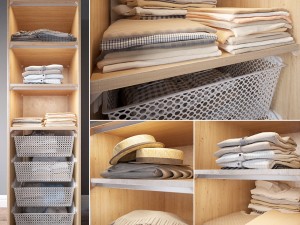 wardrobe with clothes 3D Model