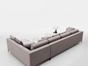 couch bb italia ray Model 3D