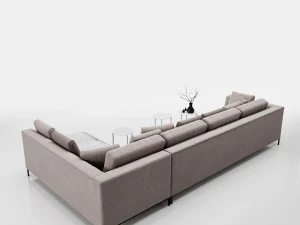 couch bb italia ray 3D Model