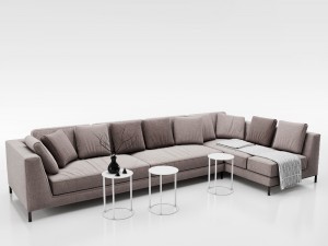 couch bb italia ray Model 3D