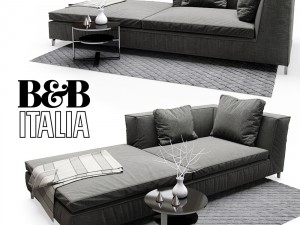 sofa bb italia Model 3D