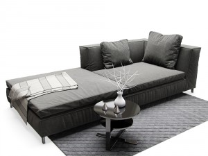sofa bb italia Modello 3D
