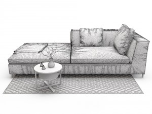 sofa bb italia Modello 3D