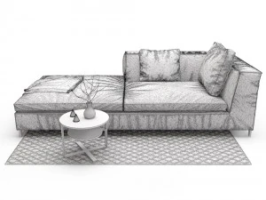 sofa bb italia 3D Model