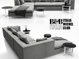sofa bb italia michel 3D 모델