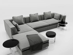 sofa bb italia michel 3D Model