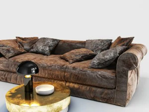 sofa baxter alfred soft 3D Model