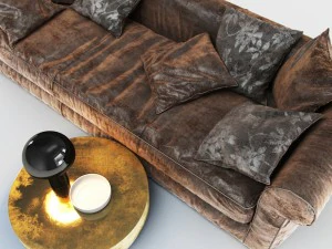 sofa baxter alfred soft 3D Model