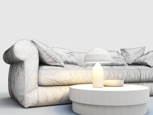 sofa baxter alfred soft 3D Model