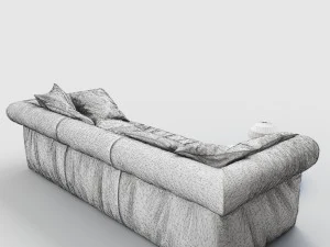 sofa baxter alfred soft 3D Model