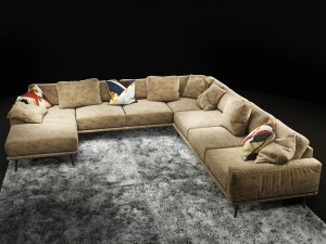 sofa boconcept carlton 3D Модель