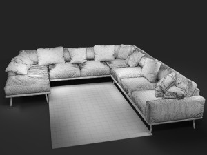 sofa boconcept carlton 3D Модель