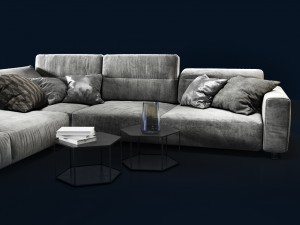 sofa boconcept hampton 3D Модель