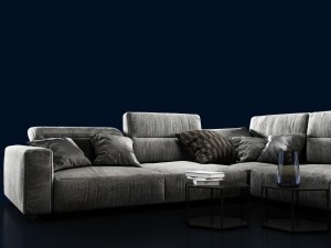 sofa boconcept hampton 3D Модель