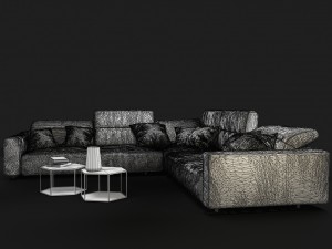 sofa boconcept hampton 3D Модель