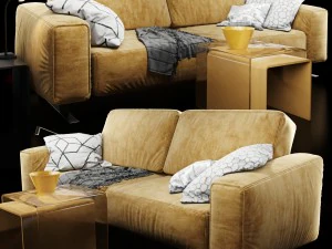 sofá castillo dax 2644 Modelo 3D