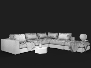 sofa element sofa club 3D Modell