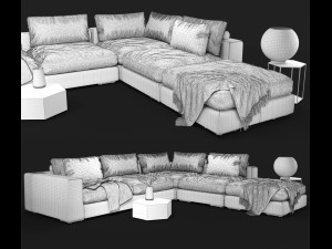 sofa element sofa club 3D Modell
