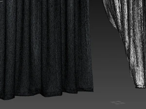 curtains 10 3D Model