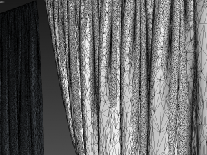 curtains 10 3D 모델