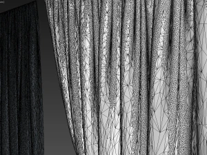curtains 10 3D Model