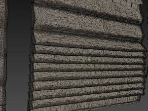 roman shades 3D Model